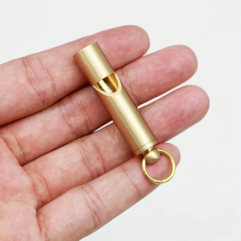 Emergency Whistle Loud - Zware, luide noodoverlevingsfluit met gouden constructie