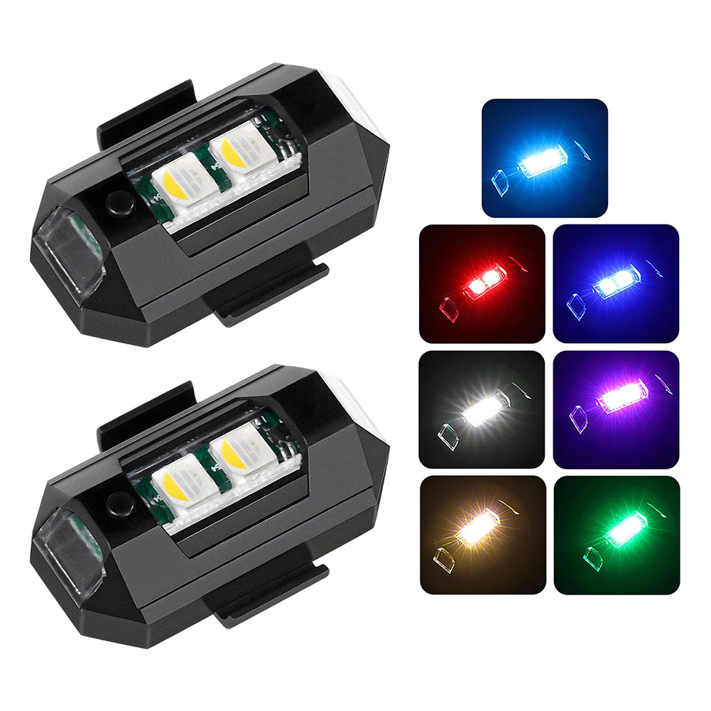 Sos Light Strobe - 2 STKS Mini LED Strobe Lights