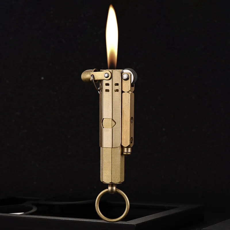 Fire Starting Kit - Nieuwe Retro Aansteker Trenches Zuiver Koper