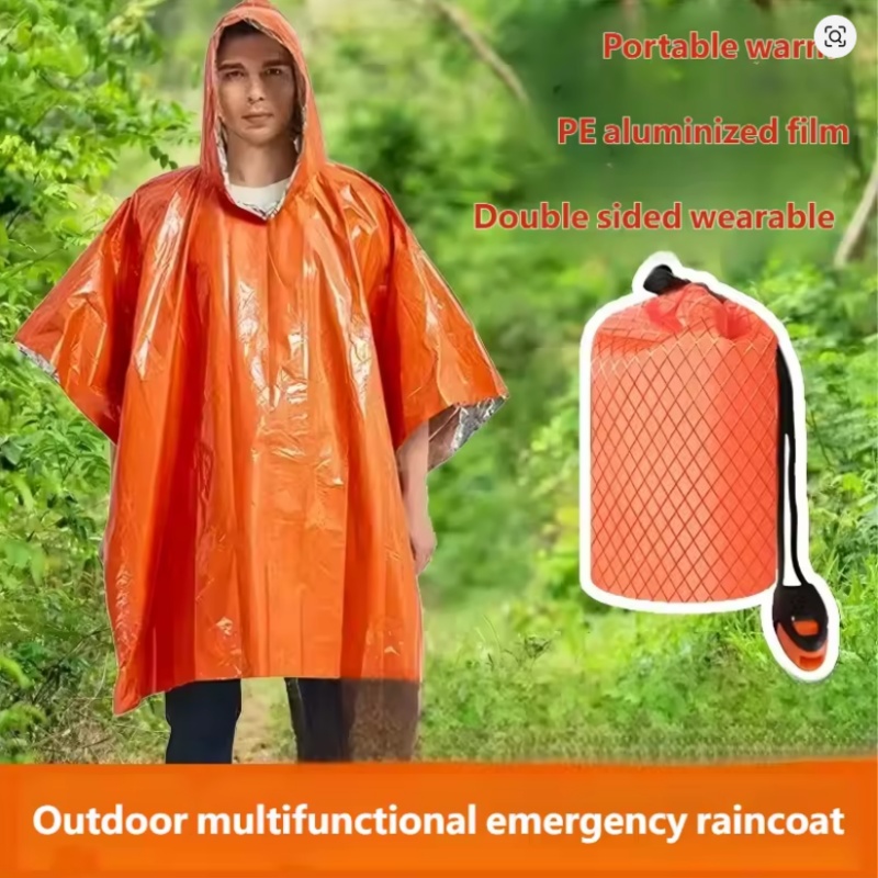 Noodponcho 4 Stuks, Thermische - Survival Blanket Reflective recensie en prijs