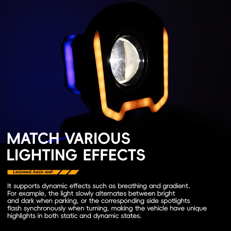 4 inch motorfiets LED-spot wit - Sos Light Strobe recensie en prijs